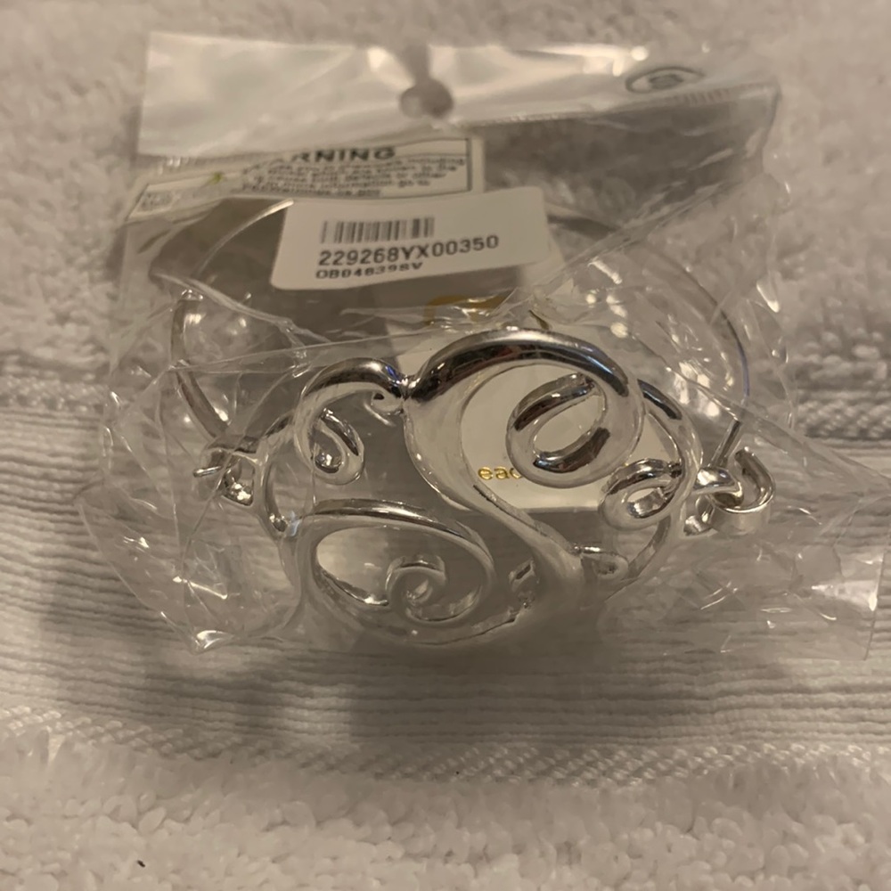 NWT Silver Tone Initial “S” Bracelet. Gorgeous, a must see!